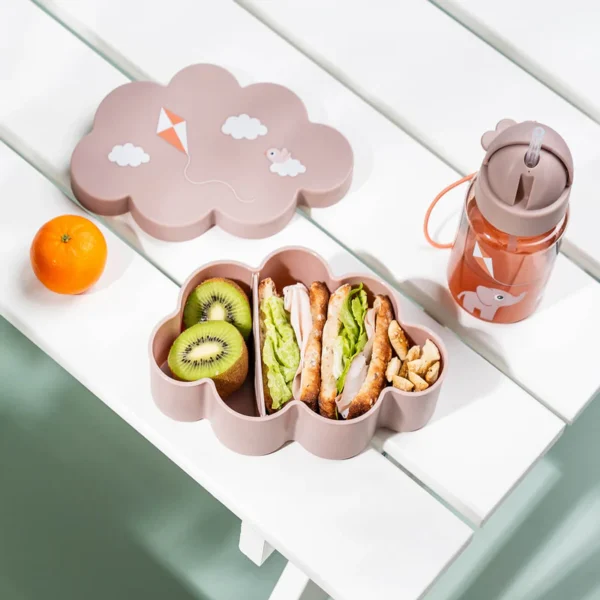 Set 3 Pranz cu sticluta - Lunch & Snack Pink Done by Deer - imagine 2
