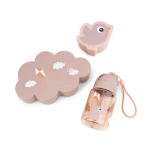 Set 3 Pranz cu sticluta - Lunch & Snack Pink Done by Deer