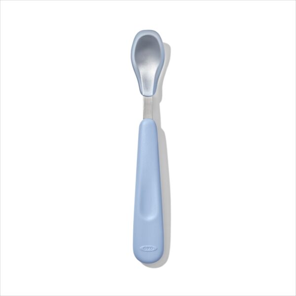 Lingurita silicon cu etui- Oxo On the Go Blue 6+