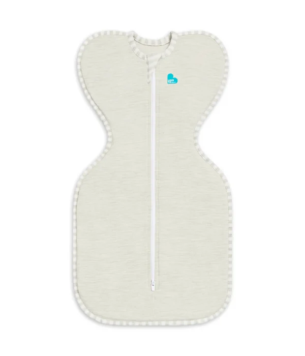 Saculet Swaddle UP Brate sus infasat Bebe Bumbac  3-6 Luni 6-8.5 Kg - 1 TOG  Sand LOVETODREAM M - imagine 2