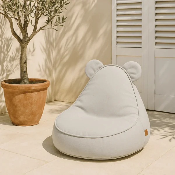 Fotoliu Beanbag Impermeabil camera copii Interior si Exterior  - Ursulet Outzy Sako - imagine 4