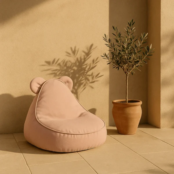 Fotoliu Beanbag Impermeabil camera copii Interior si Exterior  - Ursulet Outzy Sako - imagine 5