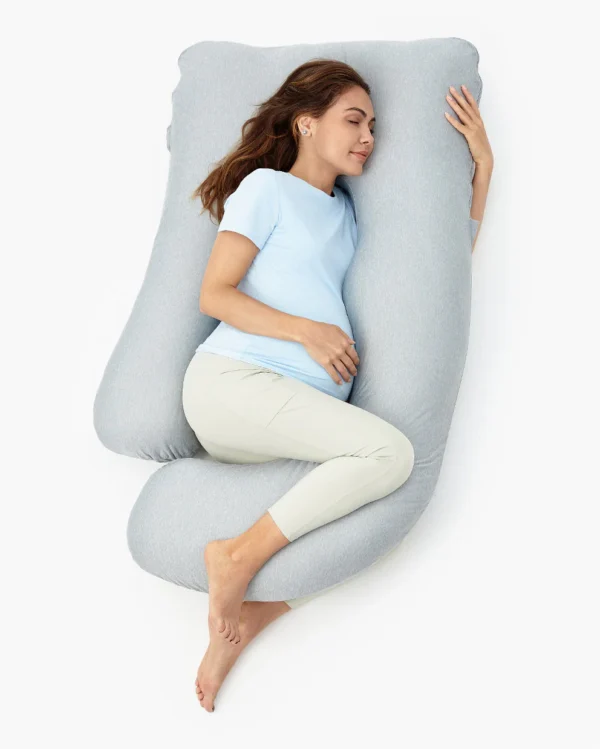 Perna pentru Gravide Forma U  Material Racoros - MOMCOZY