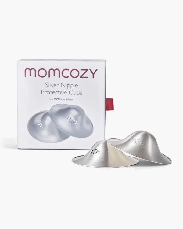 Set 2 Protectii Cupe ARGINT 999 pentru vindecarea rănilor mameloanelor- MOMCOZY