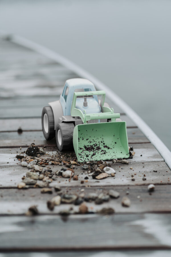 BIOplastic Jucarie pentru Nisip si Plaja Tractor Green - Dantoy - imagine 4