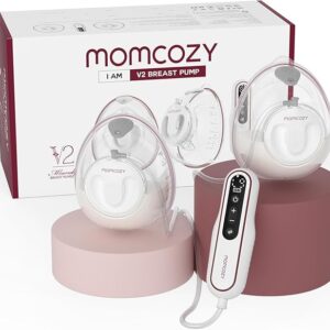 Pompa de san Portabila DUBLA- MOMCOZY V2  Hospital Grade Foarte Usoara si Puternică