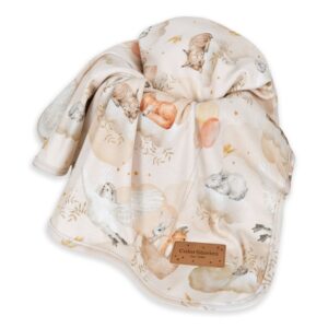 Paturica Bebe Bumbac Jersey fin 75x90 cm pentru Vara si Primavara - Dreamland
