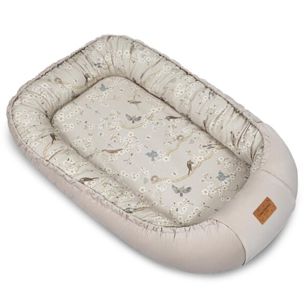 Baby Nest Bumbac -Birdsong 0 - 12 luni