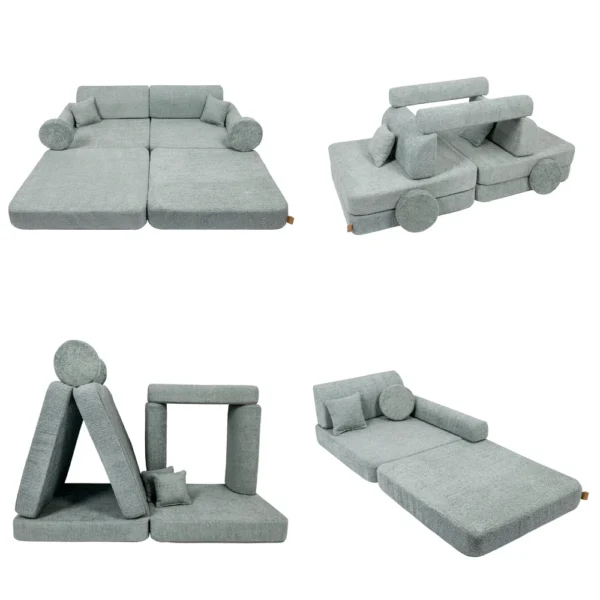 Canapea modulara pentru copii  8 Elemente - Boucle - imagine 3