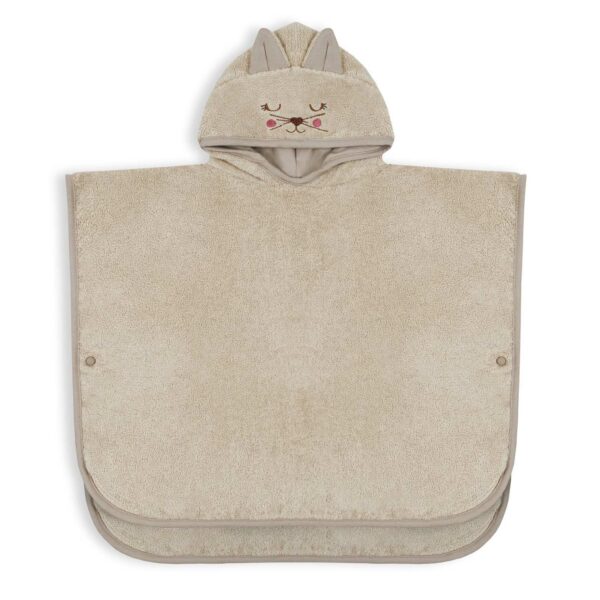 Prosop Copii Bumbac PONCHO 2-4 ani- Pisica Cat Cappuccino