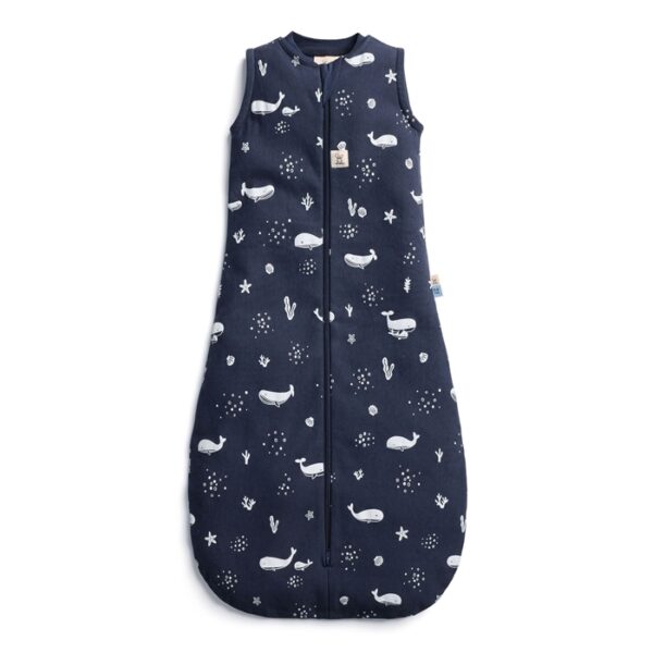 Saculet dormit Bumbac Jersey  3-12 luni - 1.0 Tog Whale ErgoPouch