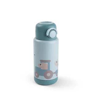 Sticla Termos termică Done by Deer 340ml -Tiny Farm Blue