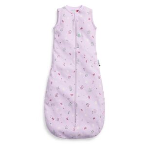 Saculet dormit Bumbac Jersey  8-24 luni - 1.0 Tog Butterfly Garden ErgoPouch