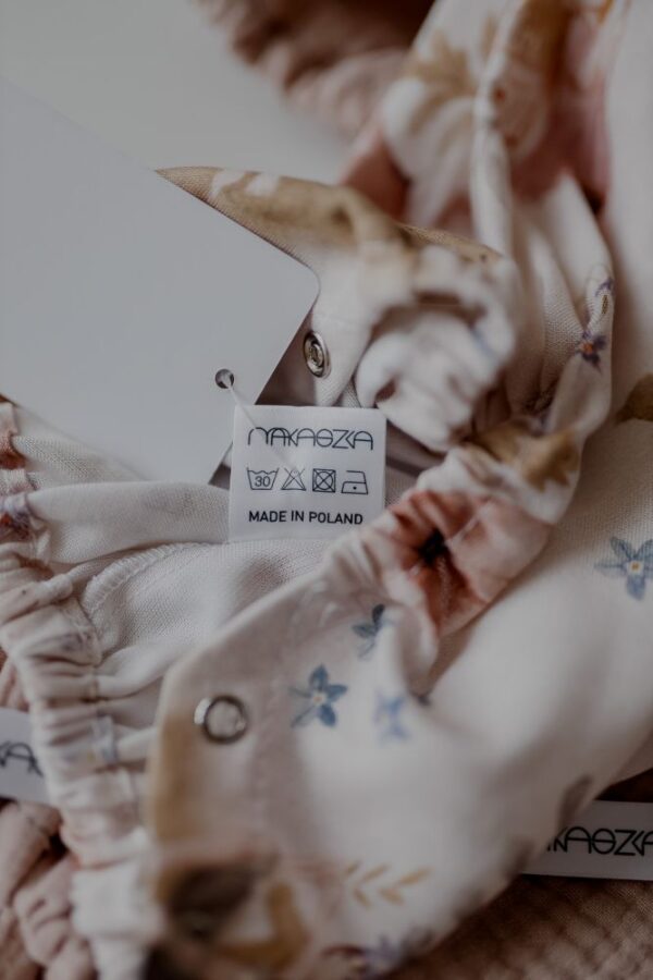 Body Racoros Bebelus Bambus -  3-9 luni Ornithology - imagine 5