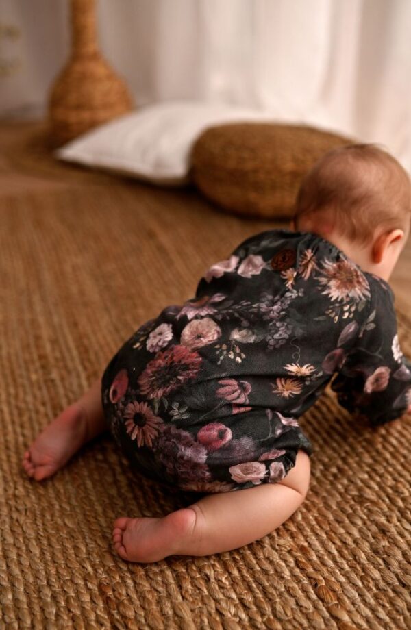 Body Racoros Bebelus Bambus -  3-9 luni Ornithology - imagine 8