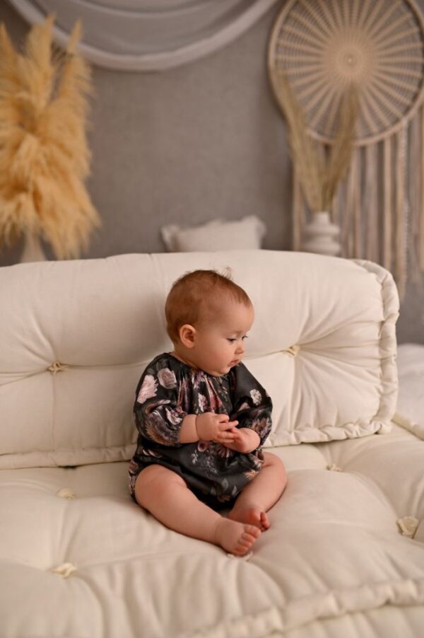 Body Racoros Bebelus Bambus -  3-9 luni Ornithology - imagine 2
