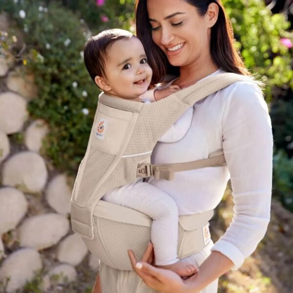Marsupiu Alta Hip Ergobaby, 4 luni - 4 ani , 5.5-20.4 kg, Natural Beige - imagine 4
