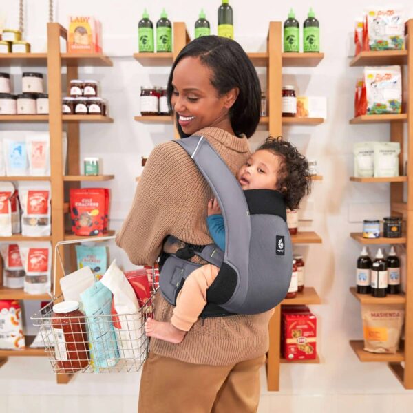 Ergobaby Marsupiu Away Graphite Grey - imagine 3