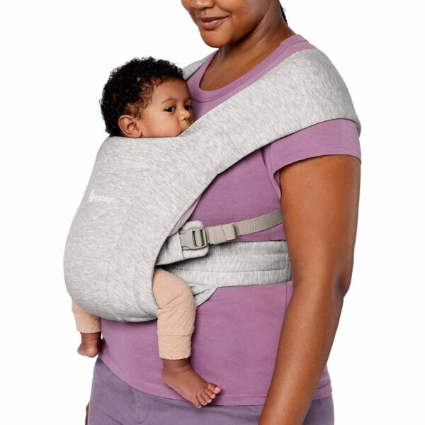 Marsupiu Embrace Soft Grey Ergobaby - imagine 3