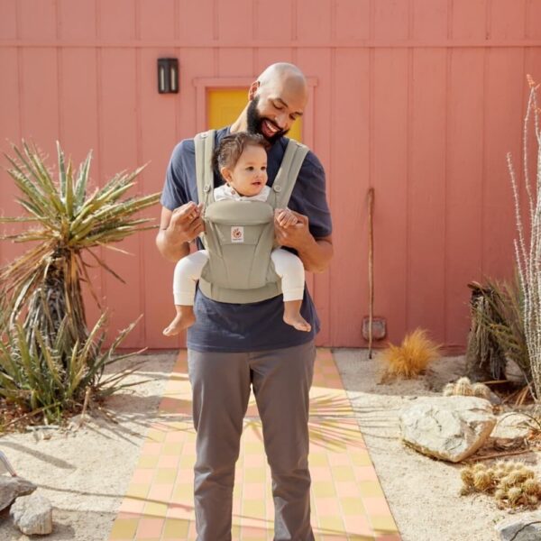 Marsupiu pentru copii Omni Dream Soft Olive, 0-2 ani, Ergonomic Ergobaby - imagine 3