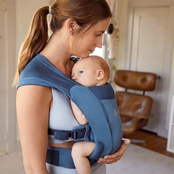 Marsupiu Embrace Soft Air Mesh Blue Ergobaby - imagine 3