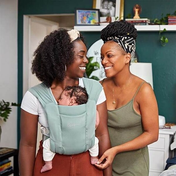 Marsupiu Embrace Soft Air Mesh Sage Ergobaby - imagine 2