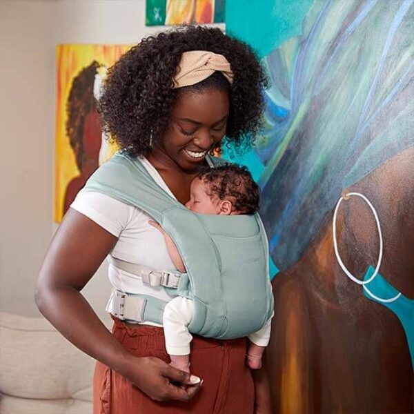 Marsupiu Embrace Soft Air Mesh Sage Ergobaby - imagine 3