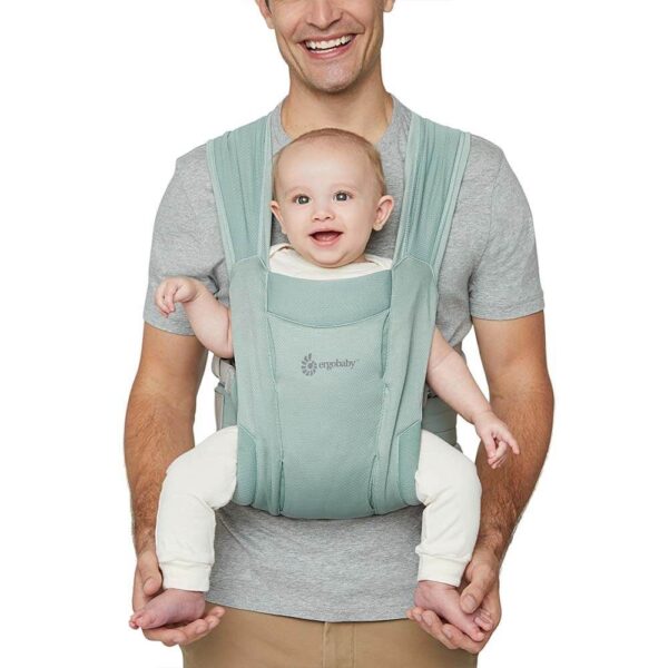 Marsupiu Embrace Soft Air Mesh Sage Ergobaby - imagine 4