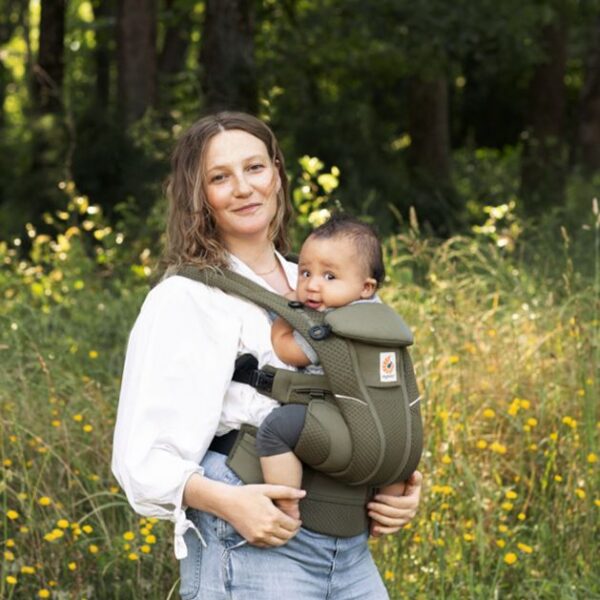 Marsupiu OMNI Breeze Olive Ergobaby - imagine 4