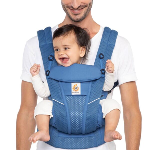 Marsupiu OMNI Breeze Sapphire Blue Ergobaby - imagine 2