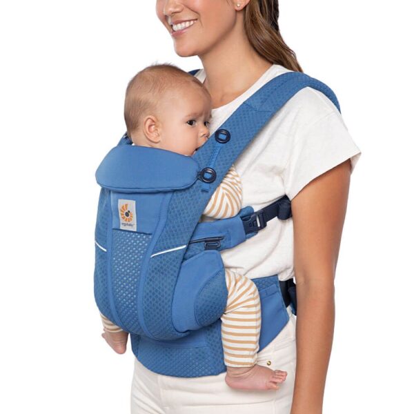 Marsupiu OMNI Breeze Sapphire Blue Ergobaby - imagine 3
