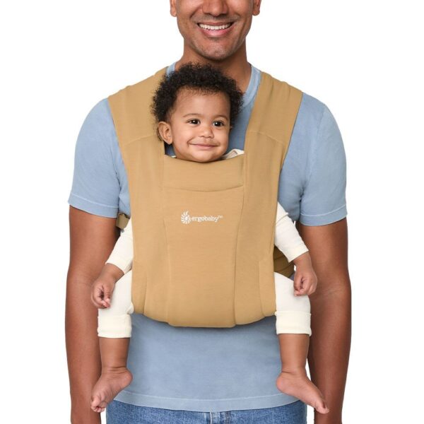 Marsupiu Embrace Knit Camel Ergobaby - imagine 2