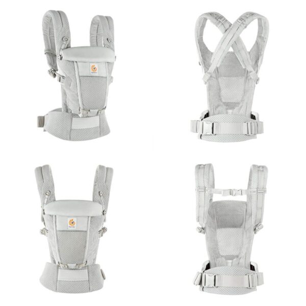 Marsupiu Adapt Soft Flex Mesh Pearl Grey - imagine 2