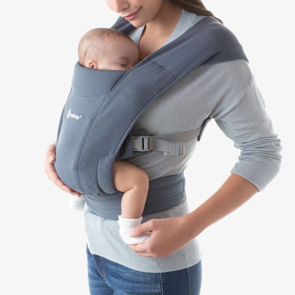 Marsupiu Embrace Oxford Blue Ergobaby - imagine 2