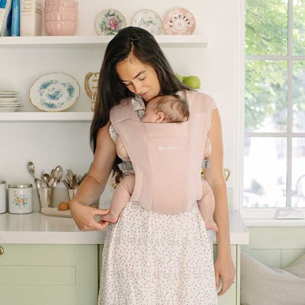 Marsupiu Ergobaby Embrace Blush Pink - imagine 4