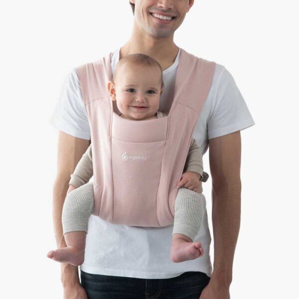 Marsupiu Ergobaby Embrace Blush Pink - imagine 3