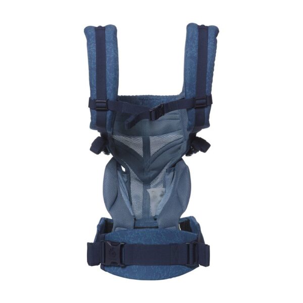 Marsupiu Omni 360 Cool Air Mesh Blue Blooms Ergobaby - imagine 3