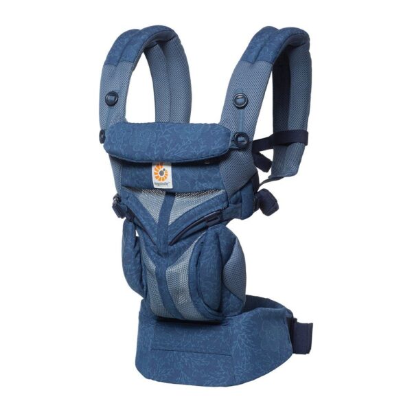 Marsupiu Omni 360 Cool Air Mesh Blue Blooms Ergobaby - imagine 2