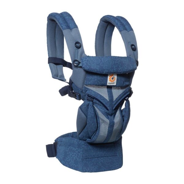 Marsupiu Omni 360 Cool Air Mesh Blue Blooms Ergobaby - imagine 4