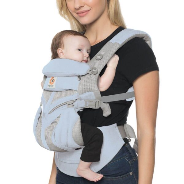 Marsupiu Omni 360 Cool Air Mesh Chambray Ergobaby - imagine 2