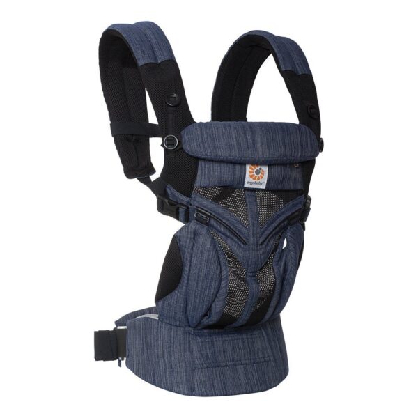 Marsupiu Omni 360 Cool Air Mesh Indigo Weave Ergobaby - imagine 2