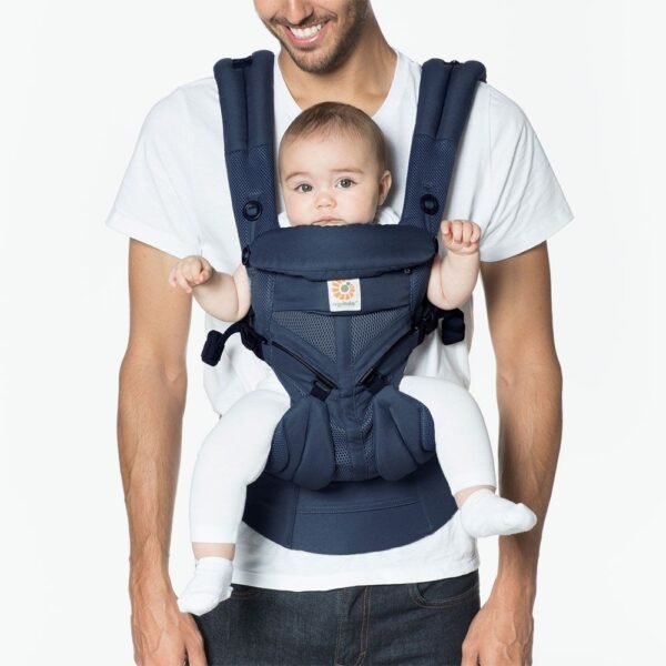 Marsupiu Omni 360 Cool Air Mesh Midnight Blue Ergobaby - imagine 3