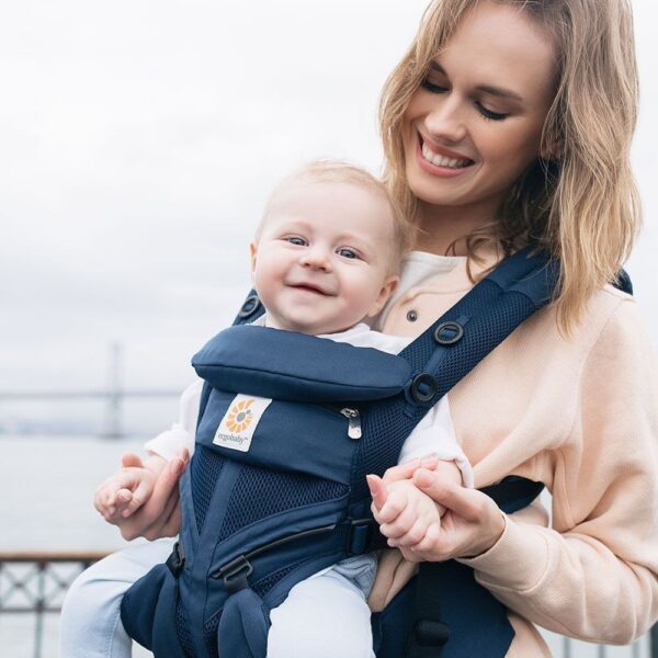 Marsupiu Omni 360 Cool Air Mesh Midnight Blue Ergobaby - imagine 2