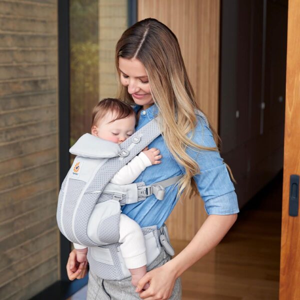 Marsupiu OMNI Breeze Pearl Grey Ergobaby - imagine 3