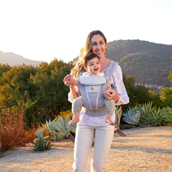 Marsupiu OMNI Breeze Pearl Grey Ergobaby - imagine 4