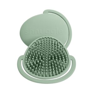 Perie flexibila pentru par/masaj baia bebelusului - Snuggle Eucalipt
