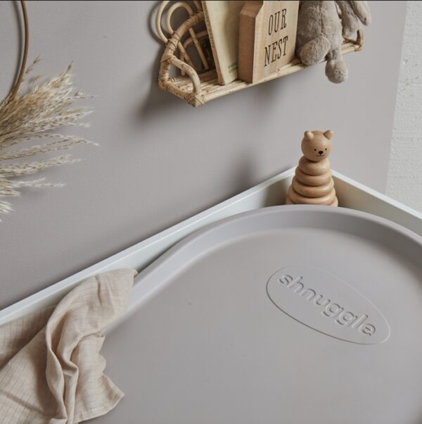 Saltea de Infasat Schimbat bebe din spuma  - Shnuggle Taupe - imagine 5