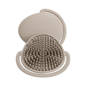Perie flexibila pentru par/masaj baia bebelusului - Snuggle Taupe