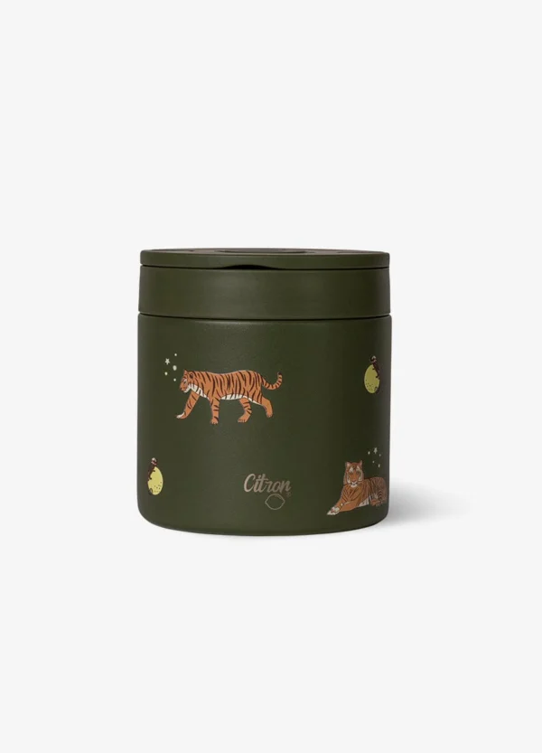 Caserola Termos Borcan termoizolat  - Tigru 350 ml PERSONALIZABIL - imagine 2