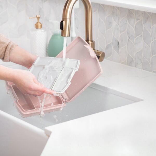 Caserola Lunchbox Bento copii- Ubbi Pink - imagine 4